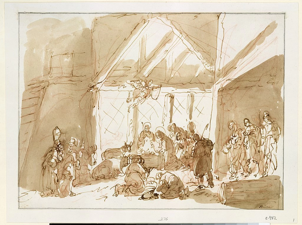 La Natività di Cristo, con pastori e re in adorazione - Metropolitan Museum of Art, New York